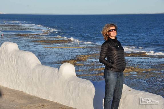 Curtindo o fim de tarde em Las Grutas, na Argentina